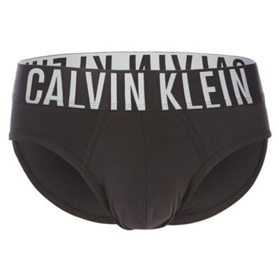 Calvin Klein Underwear INTENSE POWER Black cotton stretch hipster briefs